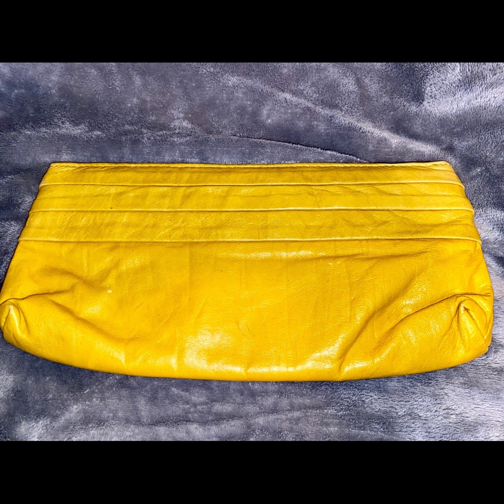 Lauren Merkin Yellow Clutch